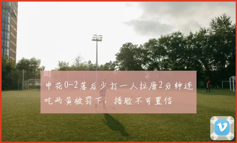 申花0-2落后少打一人拉唐2分钟连吃两黄被罚下，捂脸不可置信